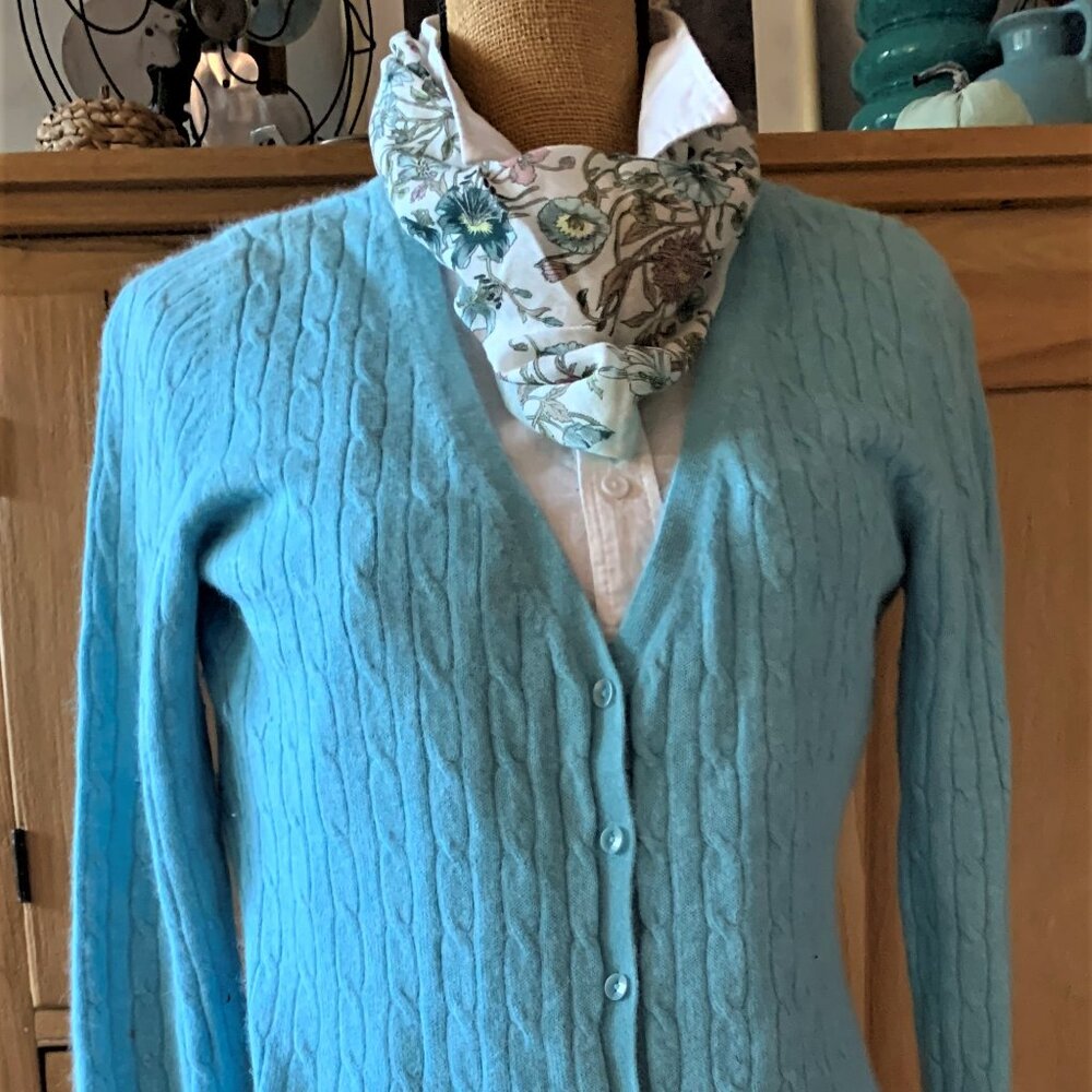 Wool Buttonfront Cardigan - Picture 2 of 7